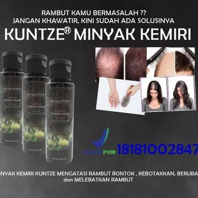 PROMO ASLI MINYAK KEMIRI BAKAR ASLI KUNTZE - Minyak Kemiri Original Penyubur