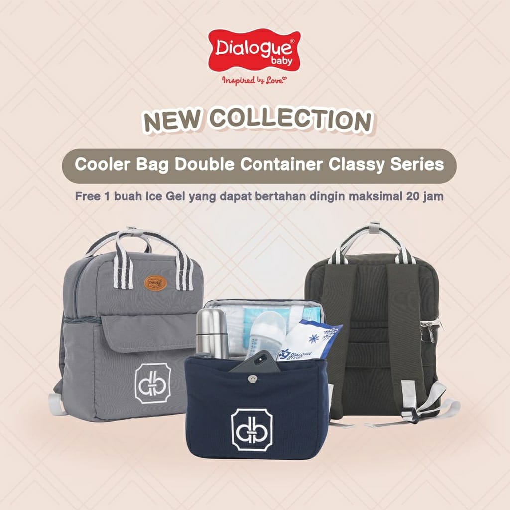 Dialogue DGC1009 Cooler Bag Classy Series - Tas Pendingin Susu Asi