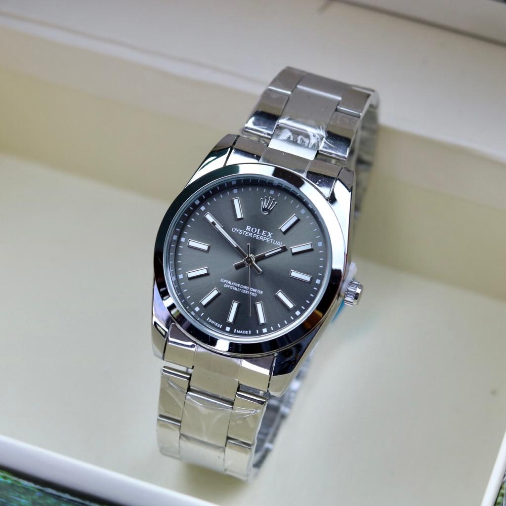Best Seller Jam Tangan Wanita Rolex 06100YK Tali Rantai Free Box Ori