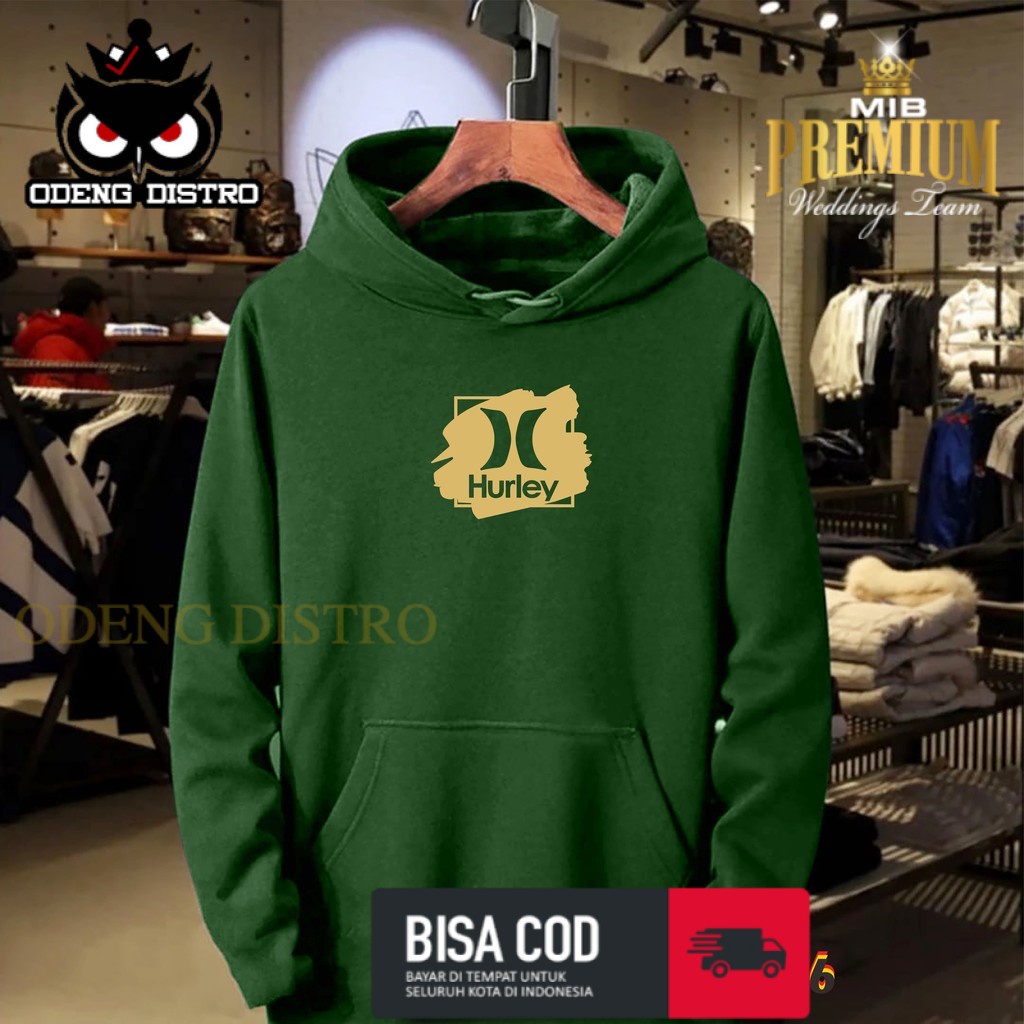 Hurley Square Gold Jaket Sweater Basebal Varsity Distro Keren Kekinian Termurah Bandung Original Cew