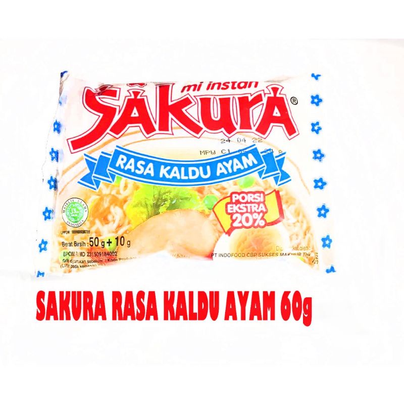 Mie Sakura Kaldu Ayam