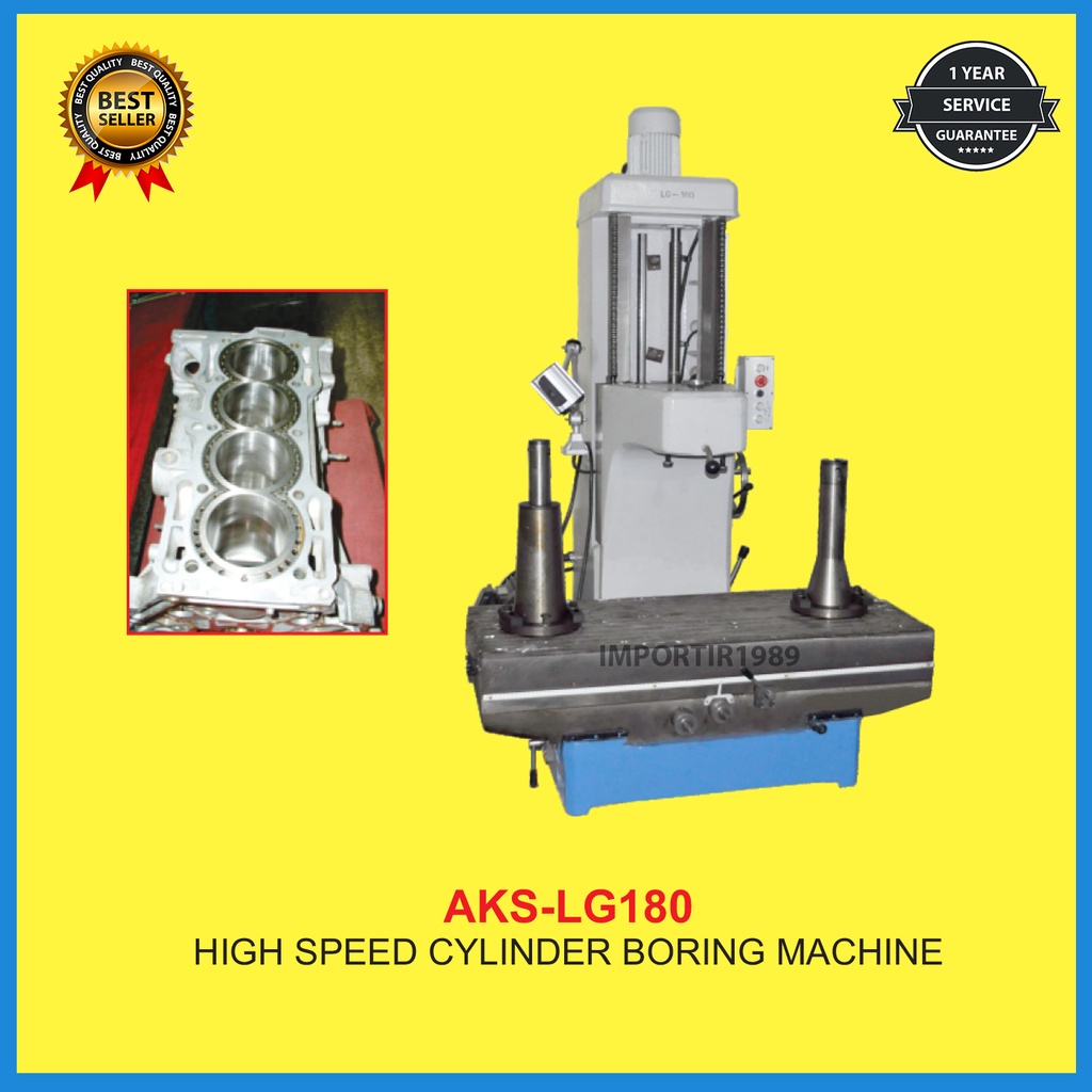 Mesin Kolter Korter Blok Piston Mobil Berkecepatan Tinggi Boring 3Kw LG180