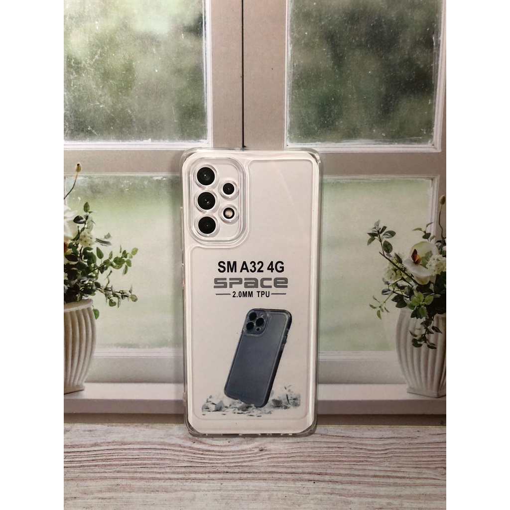 CASE CLEAR SAMSUNG A32 4G CLEAR CASE TPU SOFT CASE BENING SPACE