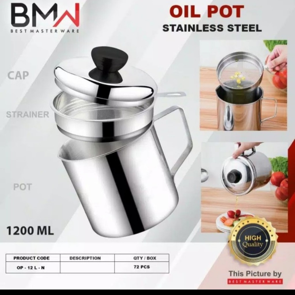 oil pot stainless