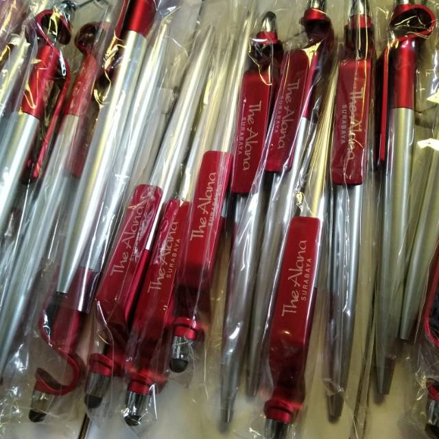 

Pulpen promosi custom logo sablon