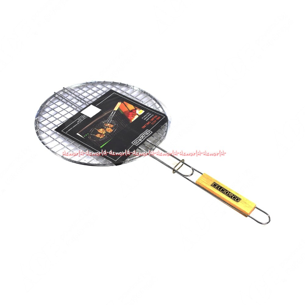 Celcio &amp; Co Round Grilling Bbq Accesories Alat Panggang Bulat Grill Round  58cm Cocok Untuk Ikan Ayam Seafood Celcio Co Celcioco Barbeque Panggang Kawat