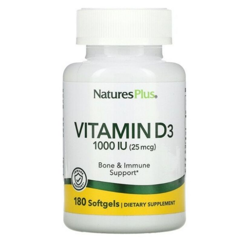 Nature Plus Vitamin D3 1000 IU isi 180 Tablet