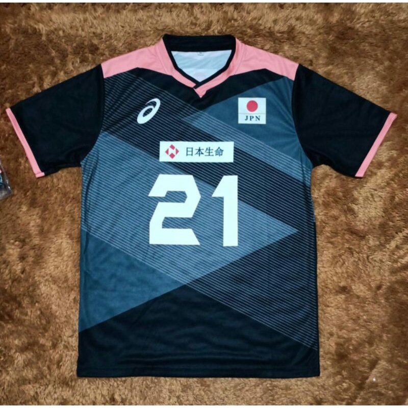 Jersey Ran Takahashi tanpa logo ANA ukuran M warna Hitam