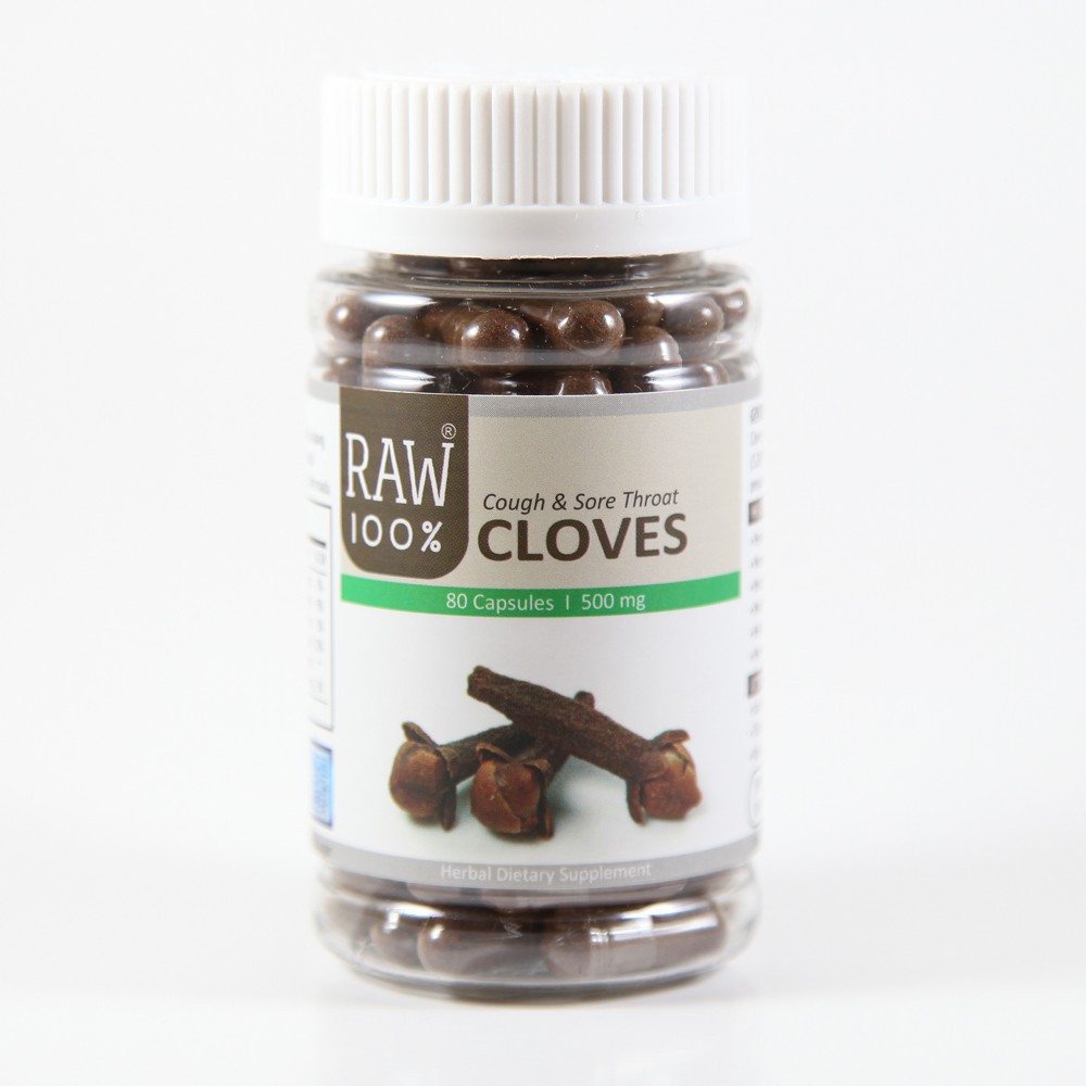 Obat Herbal RAW 100 - Cloves Batuk, Radang Tenggorokan, Sakit Gigi, Asma - Obat Herbal Jamu