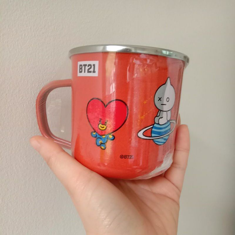 Mug Enamel BT21 Milklife