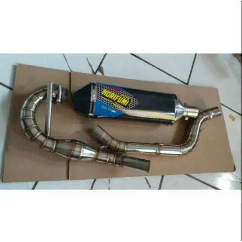 knalpot norifumi rocket 4 carbon KLX 150 SL BF stainless