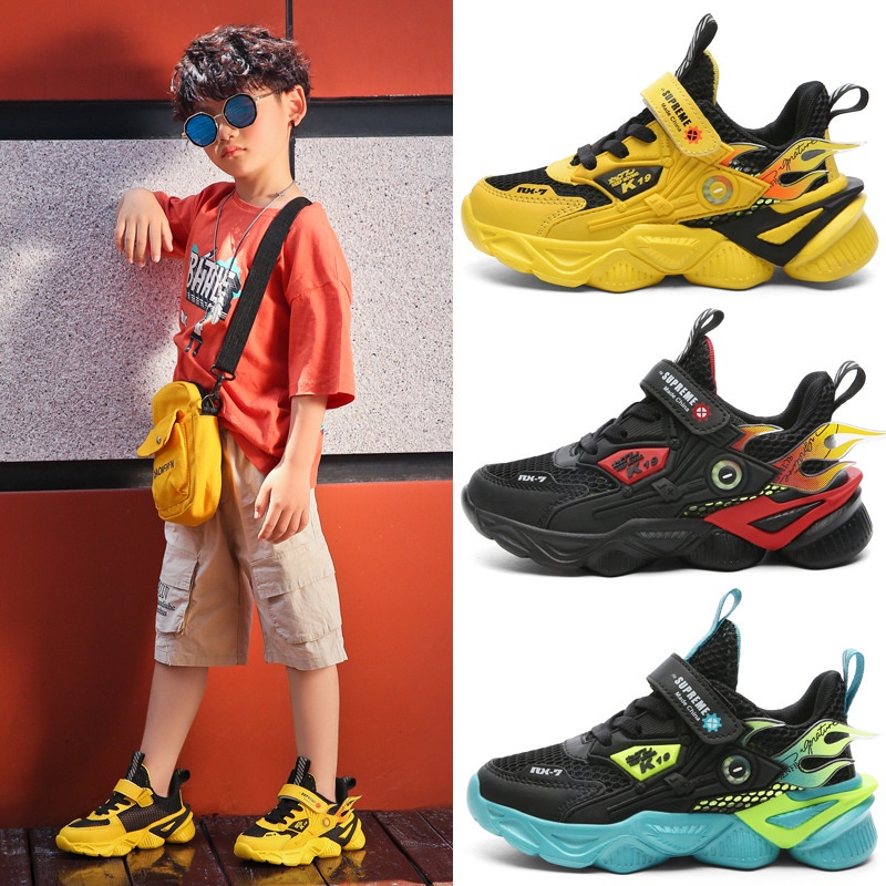 Minipetite SH2219  Sepatu sport olahraga sneakers anak robot transformer kulit sintetis high quality Premium anak laki laki 3 tahun - Dewasa size 40