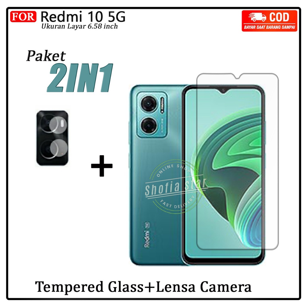 2IN1 ANTI GORES CERAMIC MATTE ANTI GLARE REDMI 10 5G ANTI SPY FULL COVER FREE LENSA CAMERA