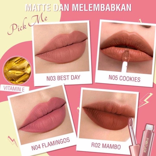 PINKFLASH matte lipcream / lip matte tahan lama