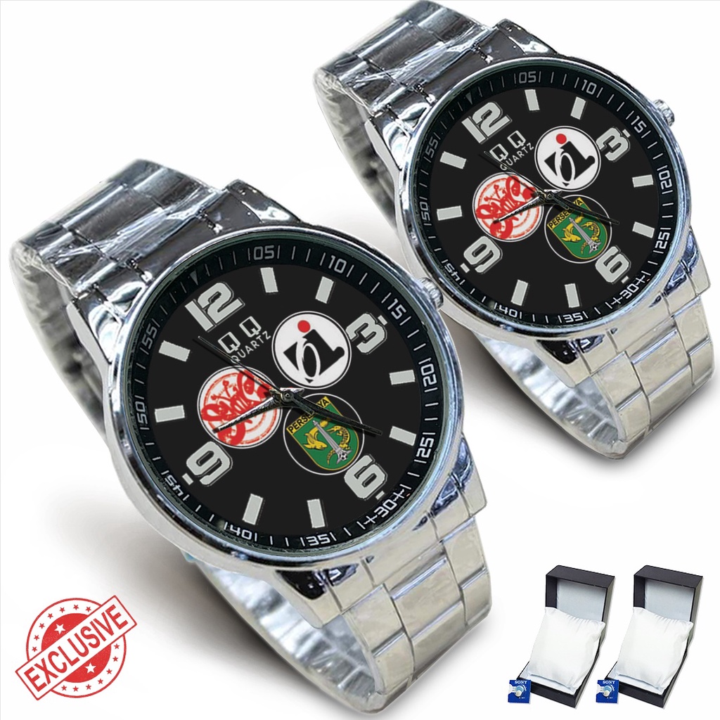 Jam Tangan Rantai Couple SLANK Oi PERSEBAYA 1 (Keren)