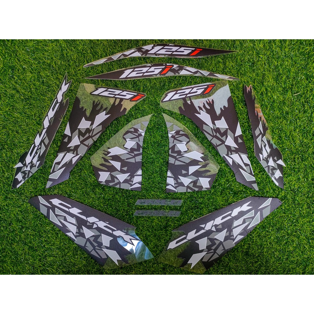 STRIPING STIKER VARIO OLD 125 CUSTOM TRANSPARAN