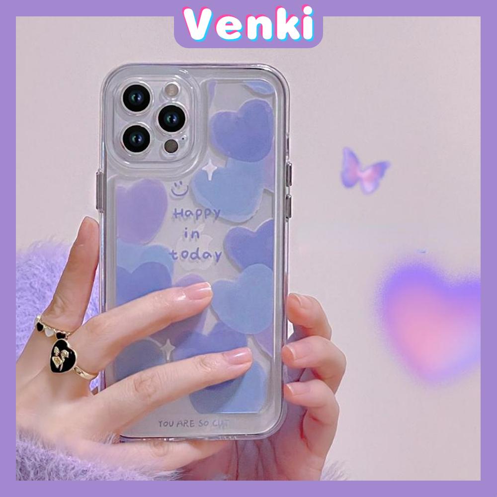 iPhone Case Clear Case Soft Thick TPU Shockproof Super Transparent Protection Camera Plating Button Purple Butterfly For iPhone 13 Pro Max iPhone 12 Pro Max iPhone 11 iPhone 7 Plus