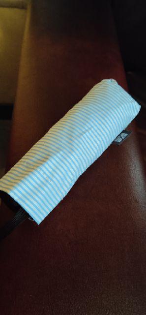 Payung Lipat 5 Mini Motif Garis / Antiuv / Lapis Hitam / Grc