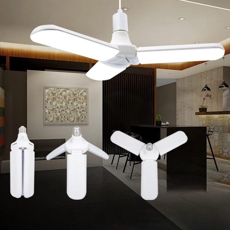 LAMPU BOHLAM LED MODEL SAYAP KIPAS / FAN BLADE LED