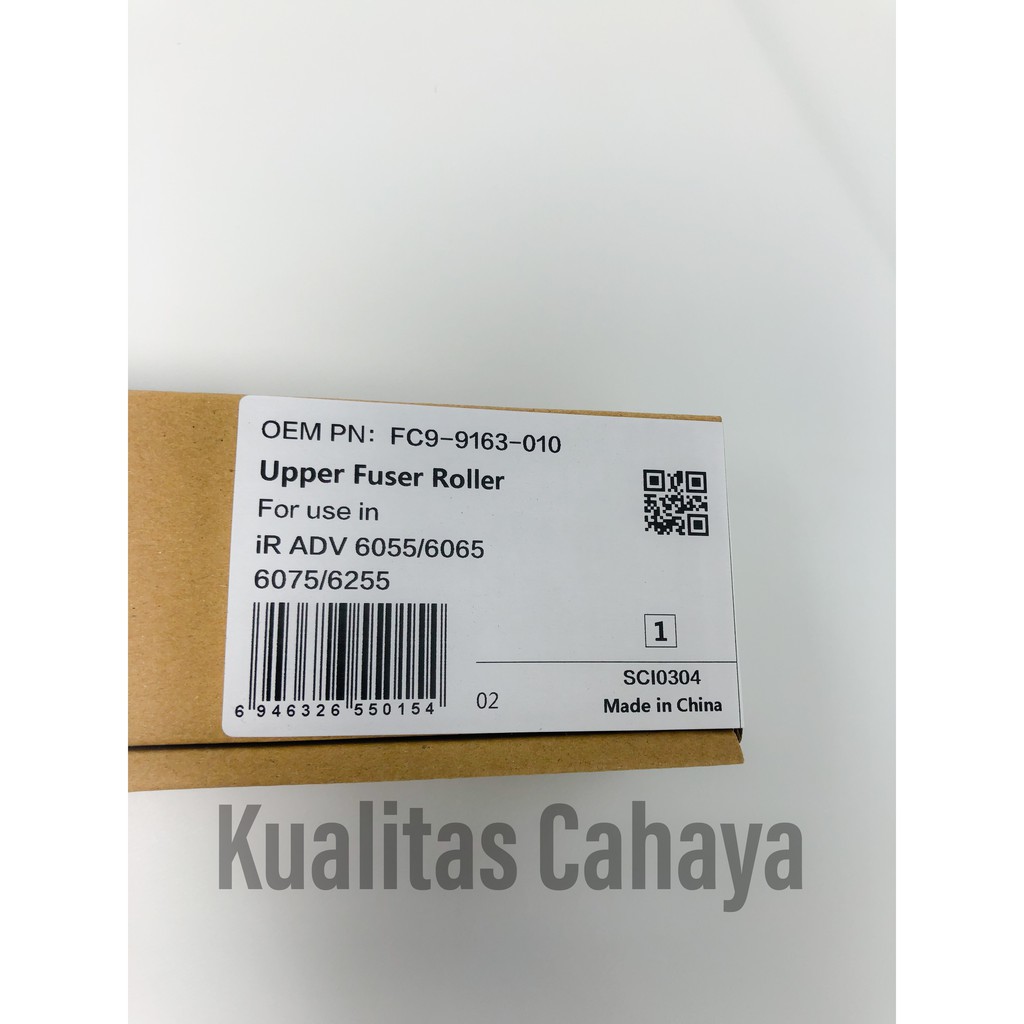 Upper Roll Mesin Fotokopi Canon IRA 6065 6075 IRA 6275 OEM RED