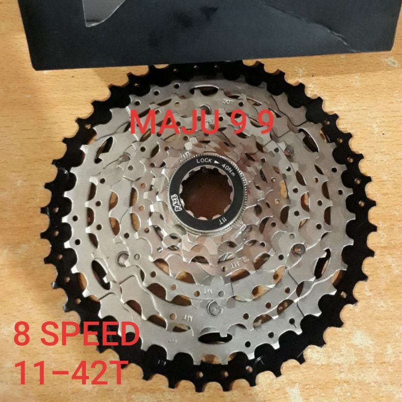 Sprocket 8 Speed Raze 11 - 42T Casette Slop Sepeda Lipat Mtb Federal Original