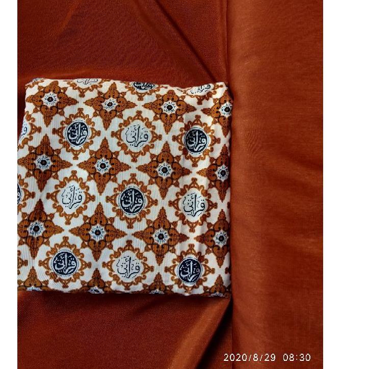 (PROMO P0L54) Bahan kain polos. buat pasangan batik qiroati seragam sekolah madrasah diniyah seragam