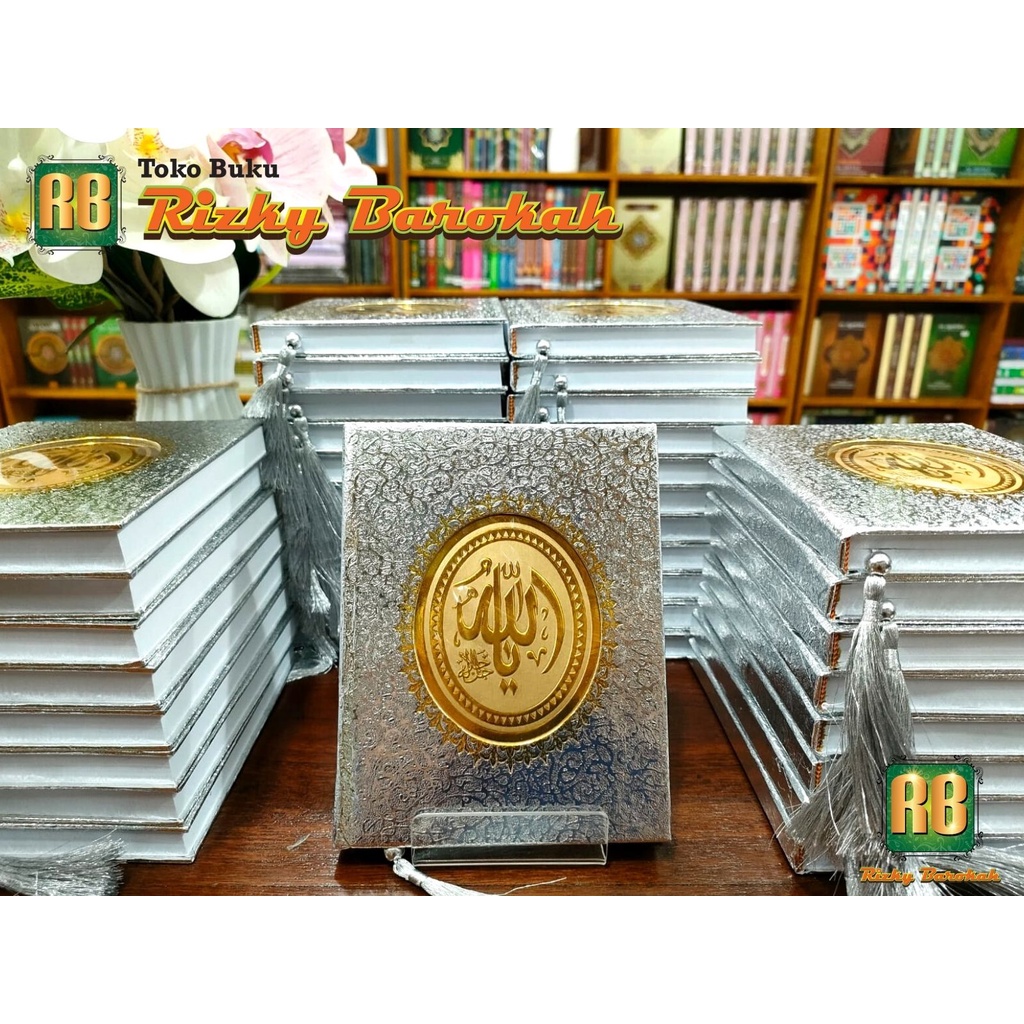 Cetak yasin 192 Halaman Cover MQ Silver Matahari Murah - buku yasin buku yasin dan tahlil yasin dan 