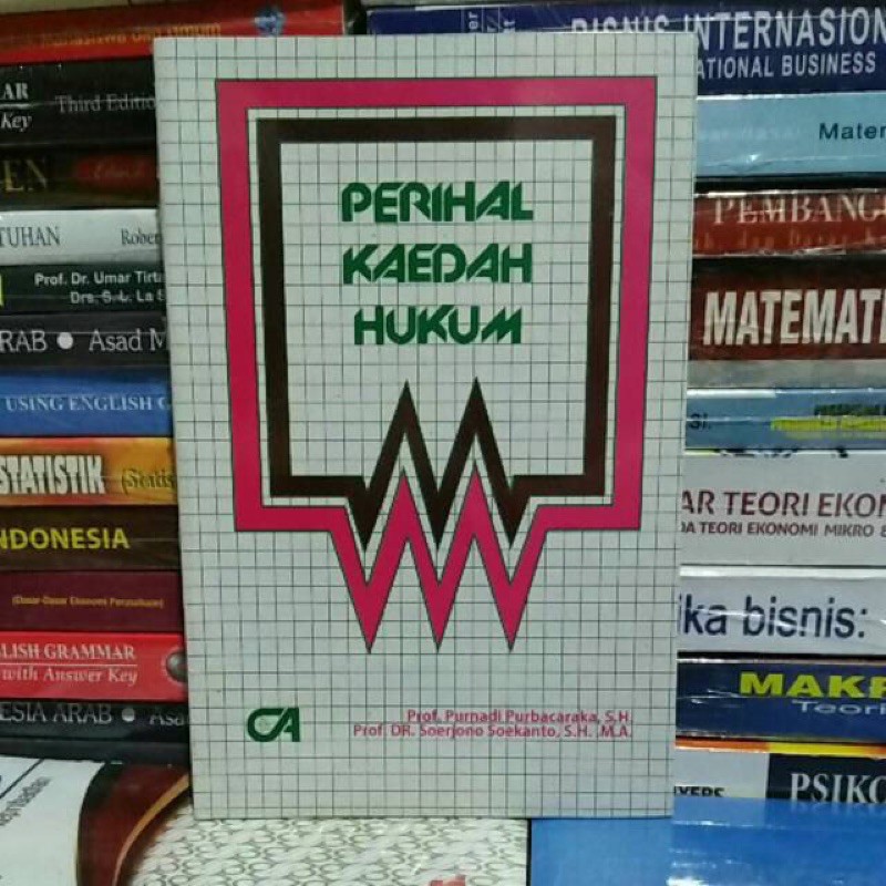 Jual Buku Perihal Kaedah Hukum Purnadi Purbacaraka Shopee Indonesia