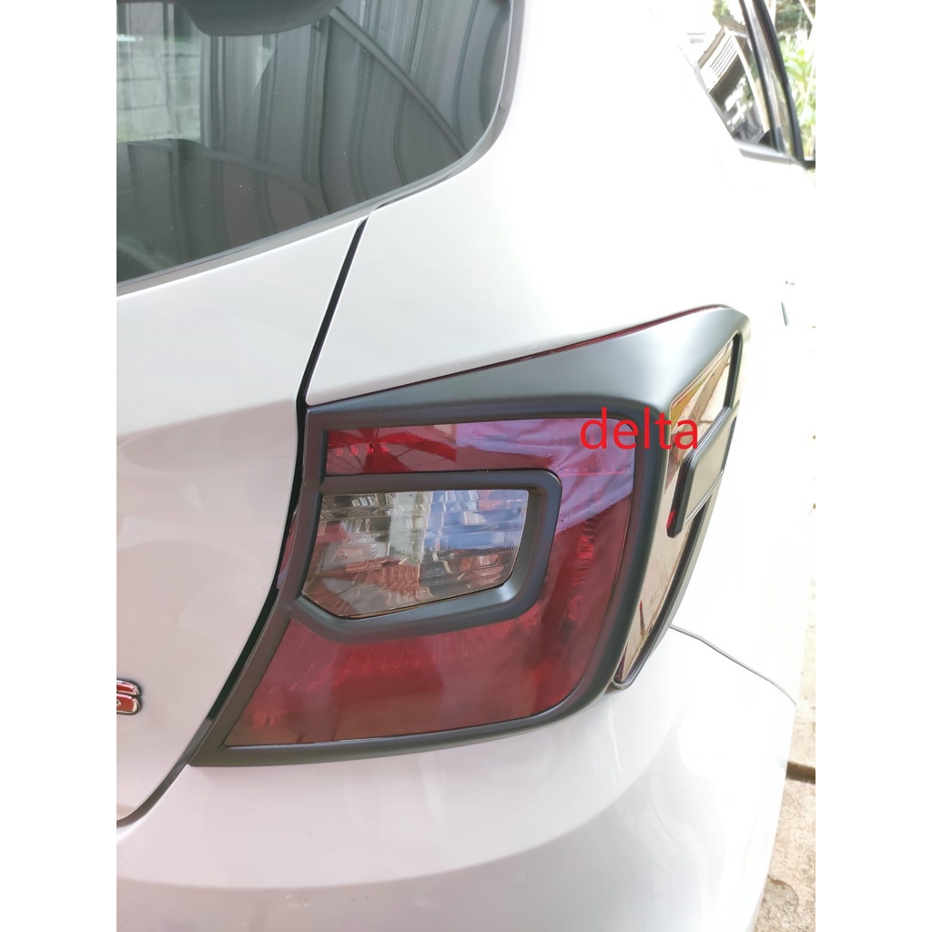 Garnish /Cover Lampu HITAM Honda All New Brio SATYA RS  URBANITE Depan dan Belakang