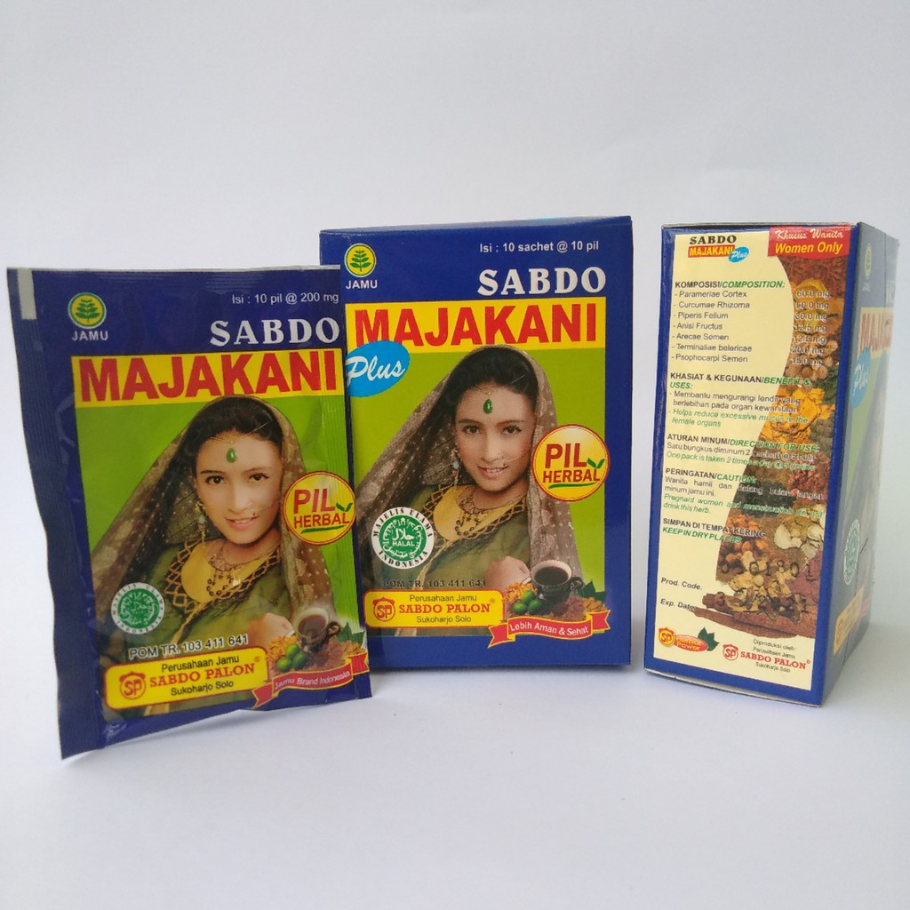 Pil Herbal Sabdo Majakani Plus Sabdo Palon isi 10 Sachet