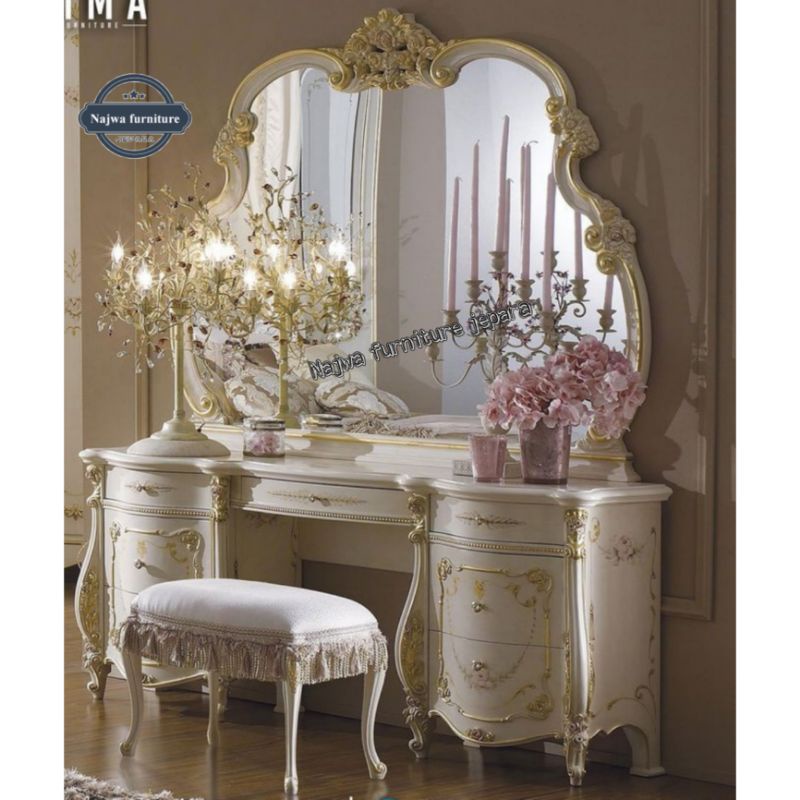 MEJA RIAS MIROR MEJA RIAS MEWAH TOLET MEWAH LUXURY