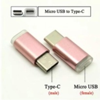 Adapter Connector Micro USB to Type C Sambungan Charger Type C Android
