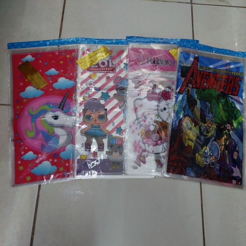 Plastik Snack Ulang Tahun karakter