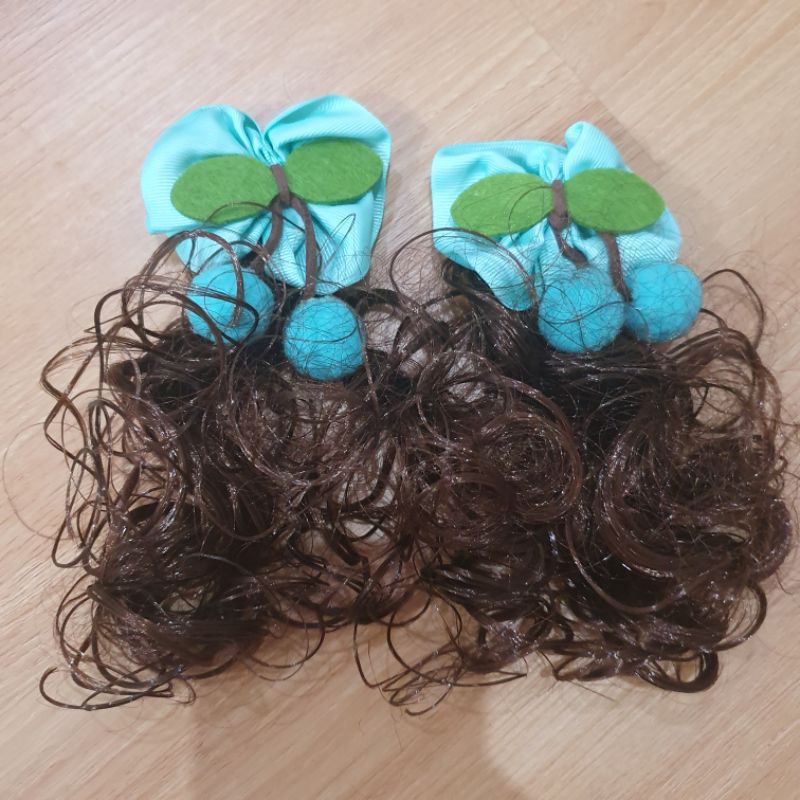 Pita jepitan rambut pita rambut palsu lucu