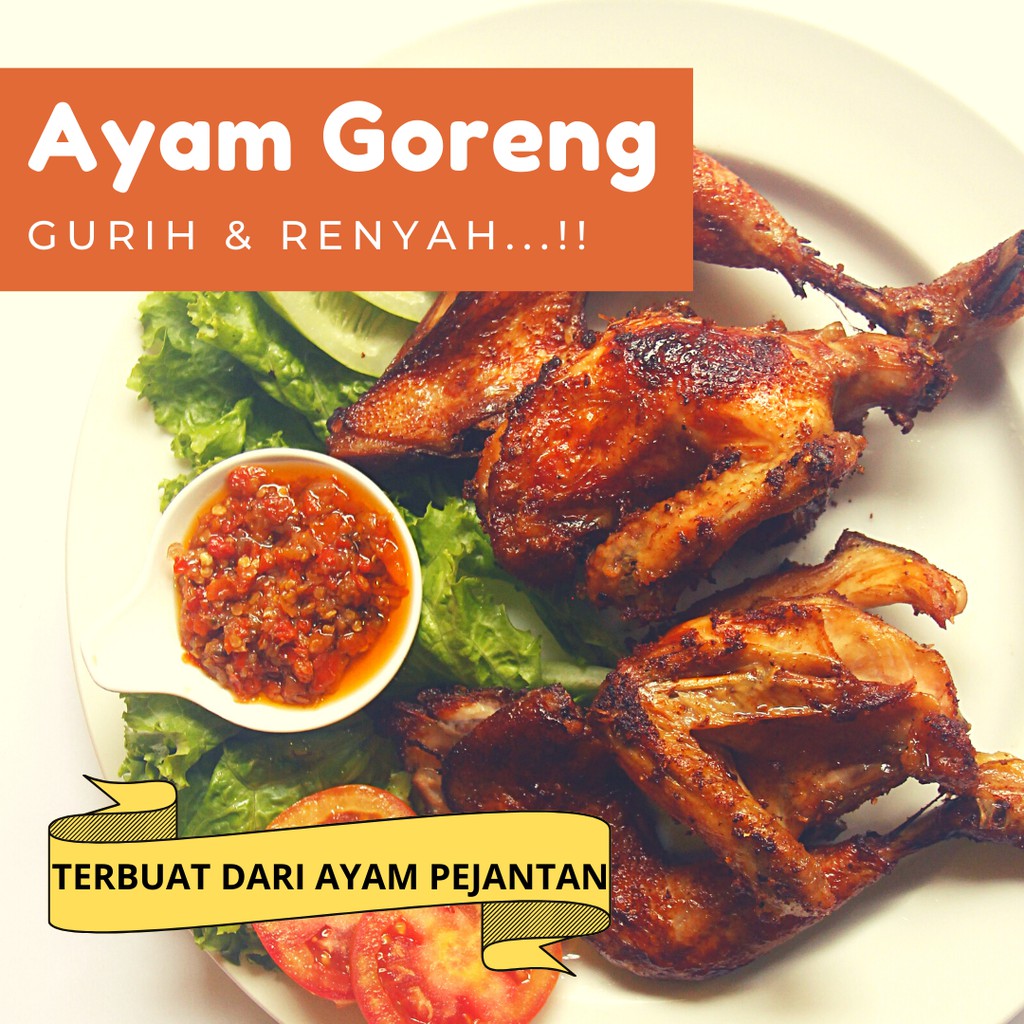 

Ayam Bumbu Kuning 1 Ekor (4 Pt)+Sambal / Ayam Ungkep / Ayam Kuning /Ayam Pejantan Ungkep /Dapur Raja