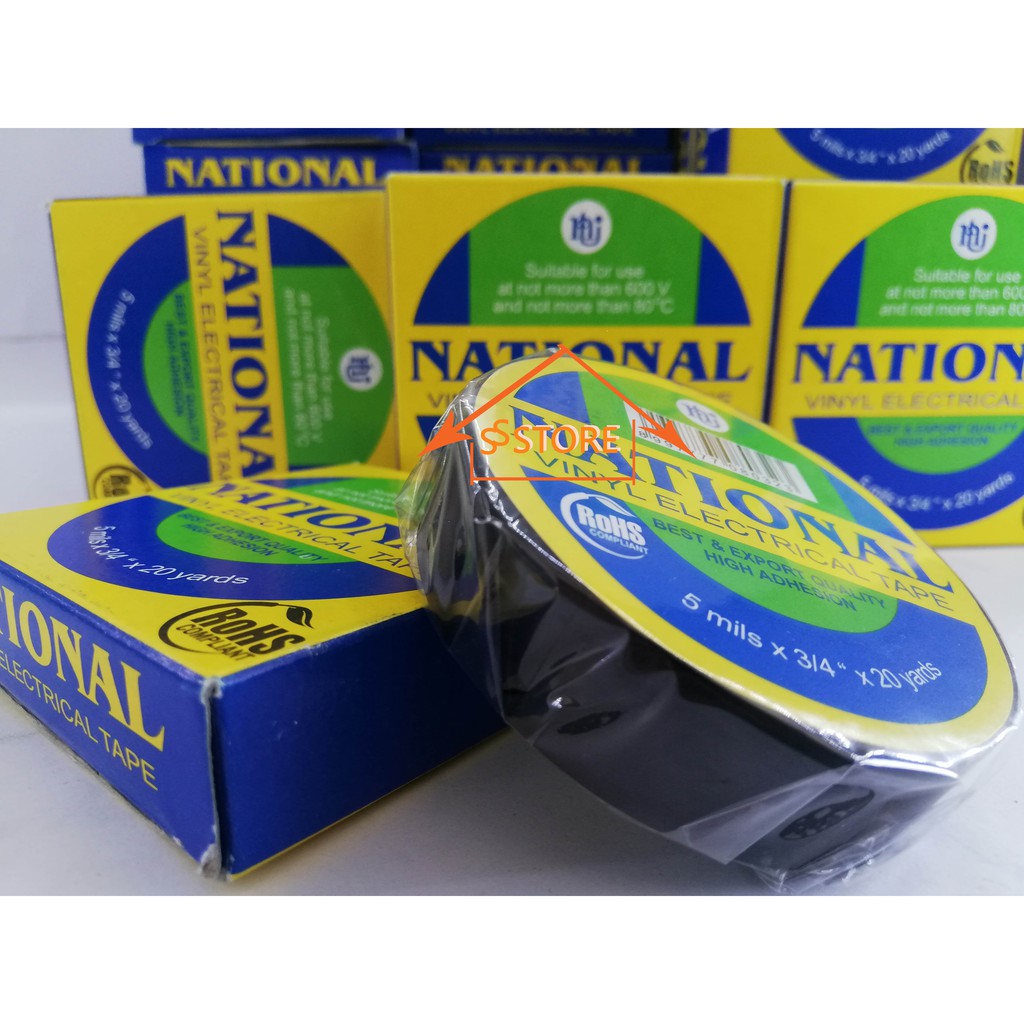 

Isolasi National vinyl Isolasi Listrik Hitam
