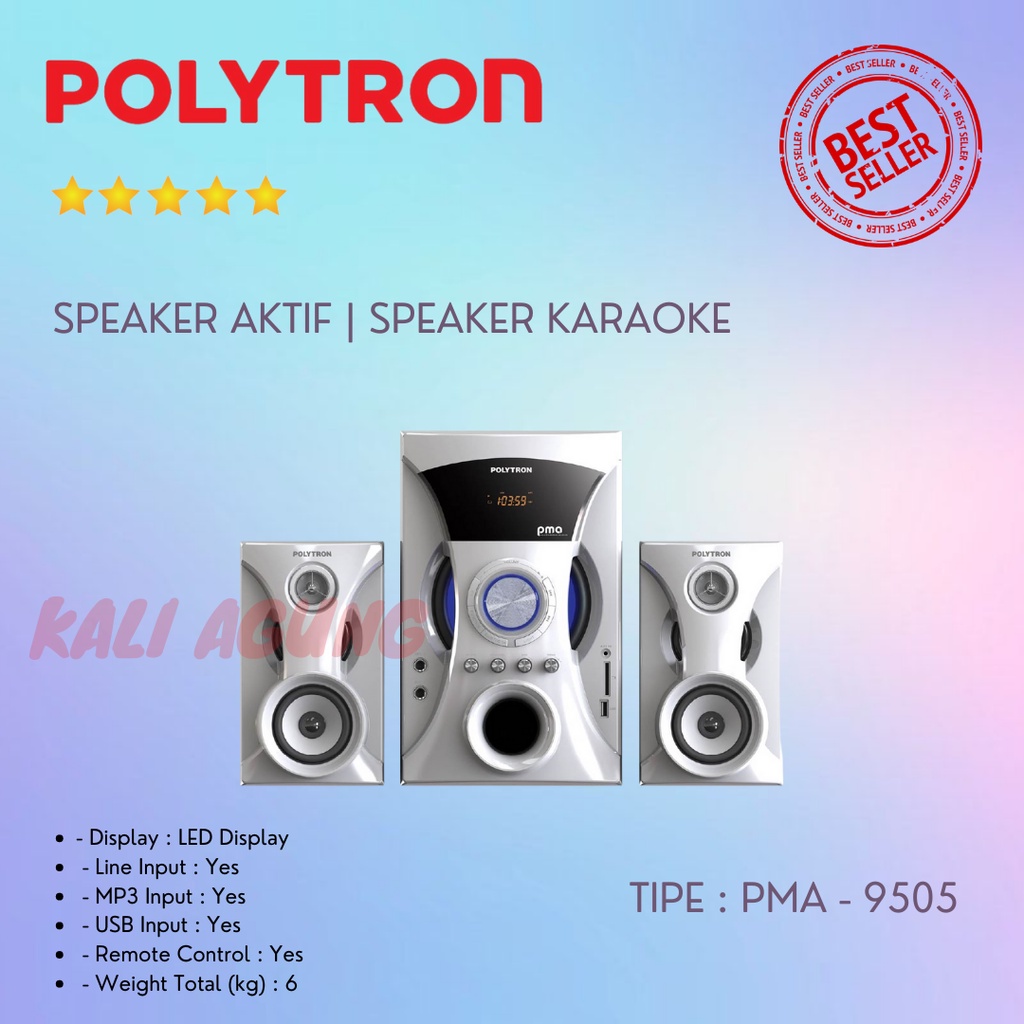 SPEAKER AKTIF POLYTRON PMA 9505 - BISA GOSEND