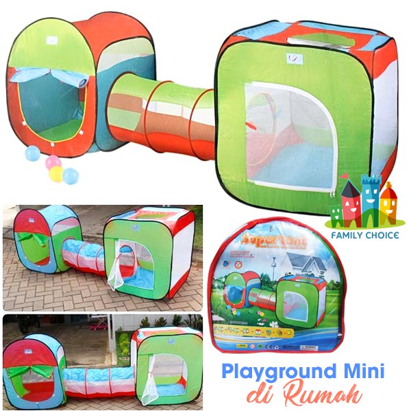 Mini Playground Tenda Anak Terowongan Supertent