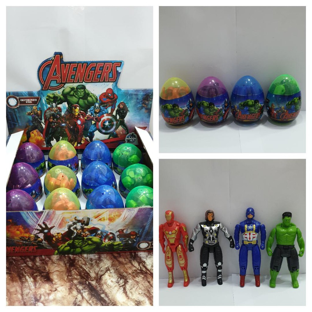 SURPRISE EGG MAINAN TELUR SURPRISE MURAH (AVENGERS.BR)