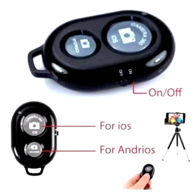 Tomsis Bluetooth + Battery Remote Shutter for Android ios Aiphone Tombol Narsis