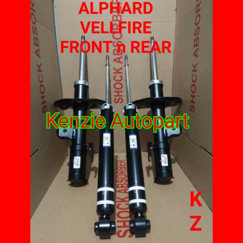 SHOCKBREAKER DEPAN BELAKANG ALPHARD VELLFIRE ANH20 ORIGINAL