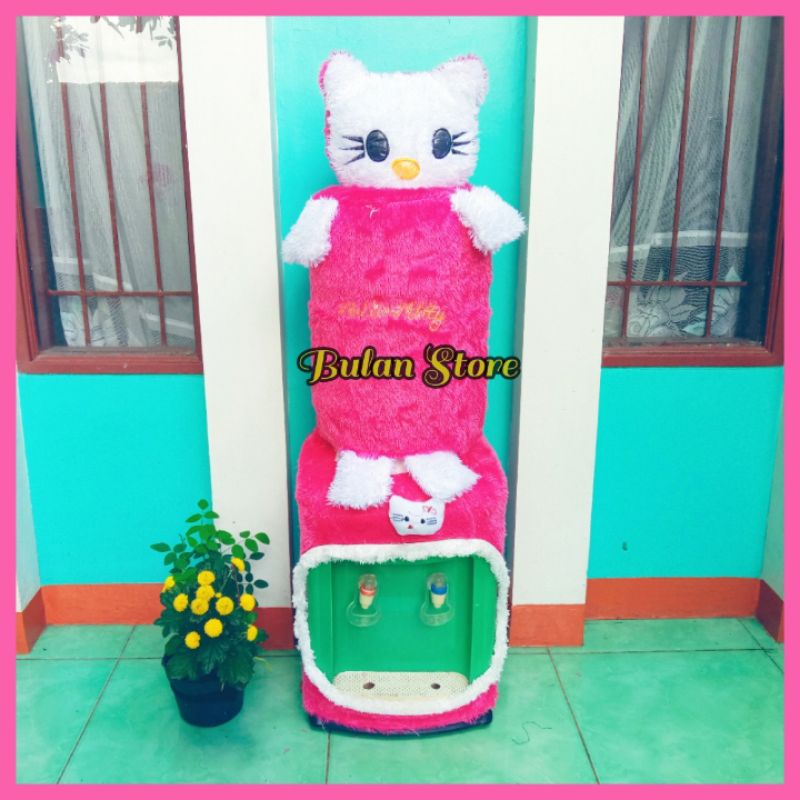 Sarung Galon 1 Set Dan Sarung Dispenser Kepala Boneka Karakter Sarung Galon Karakter Tutup Galon Cov