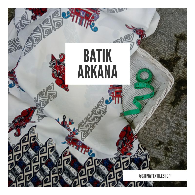 Ghina Kain Batik Halus/Batik Modern/Batik SemiSutra