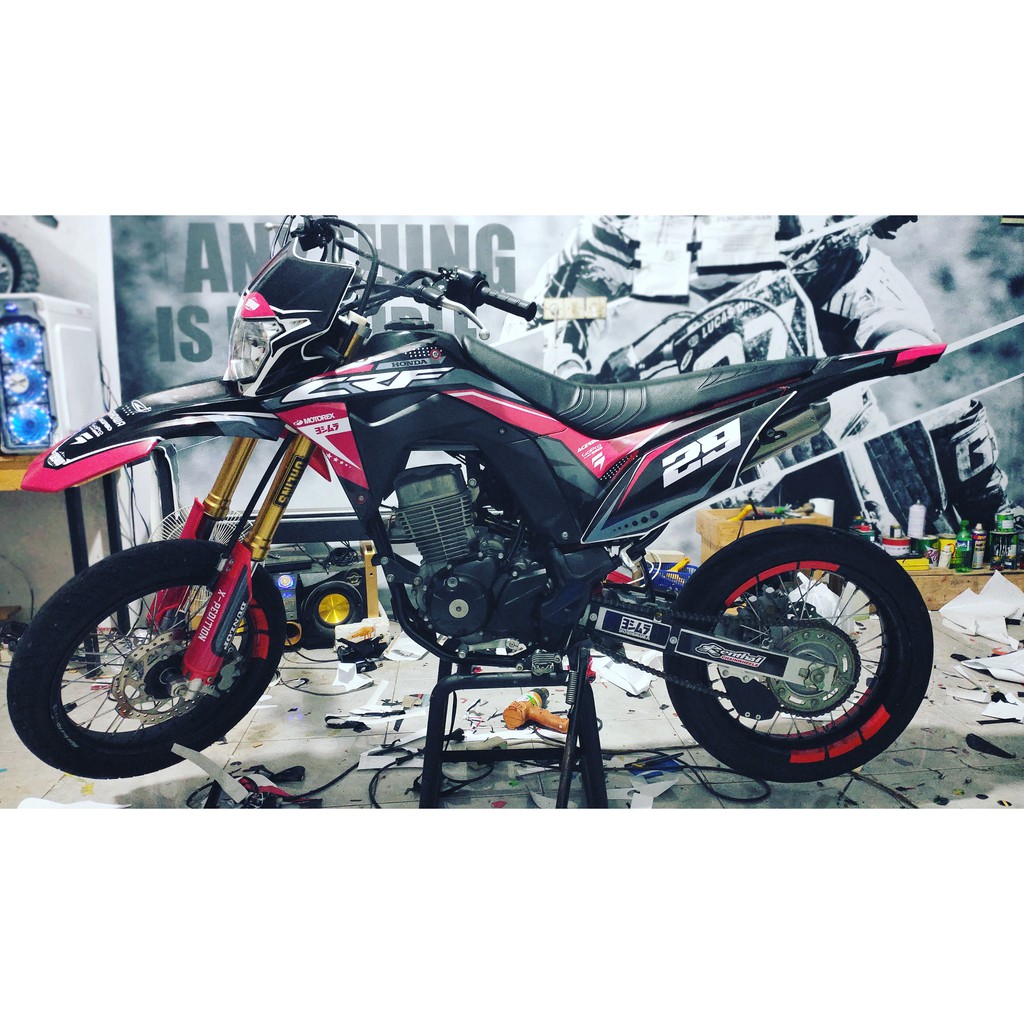 DECAL CRF MURAH DECAL CRF MURAH KEREN DECAL CRF SIMPEL DECAL CRF HOLOGRAM PELANGI