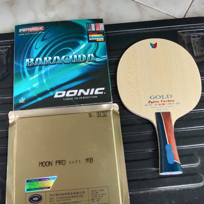Bet Surbex gold zlc + donic barracuda + moon pro