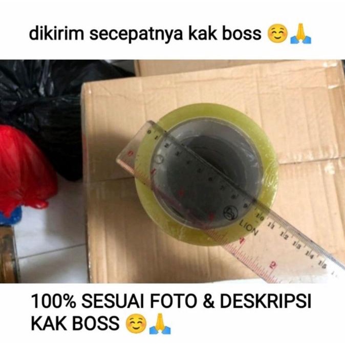 

LAKBAN PEREKAT BENING / COKELAT BERKUALITAS HARGA MURAH (EXPEDISI) - Bening ---Termurah---