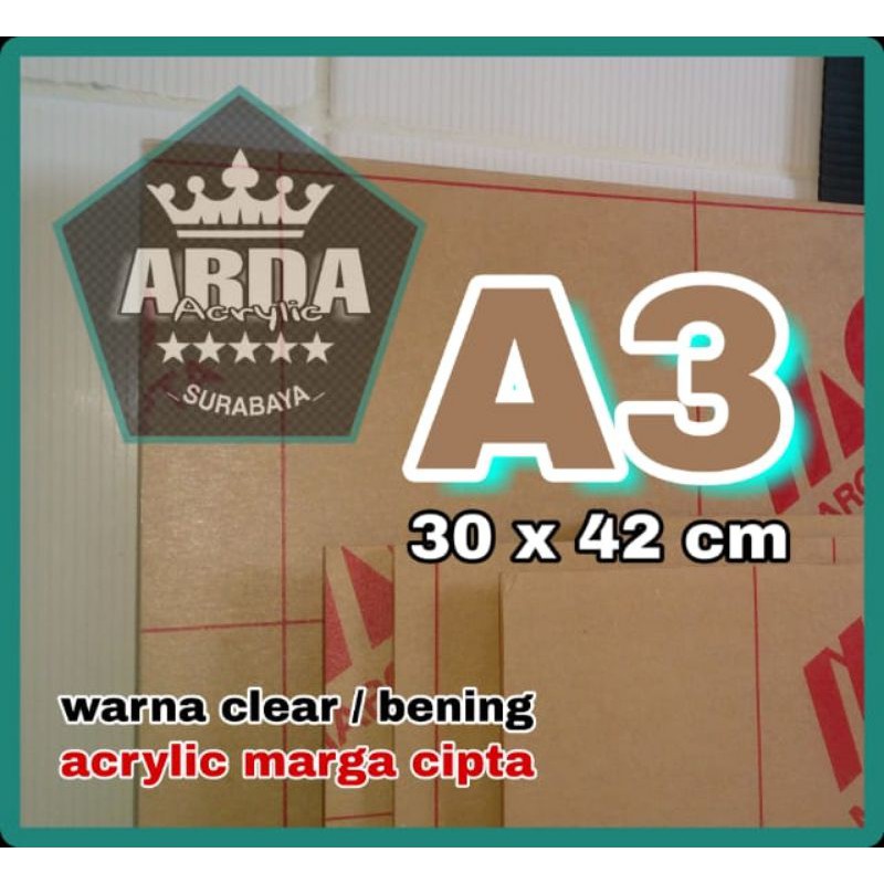 Akrilik bening 1,5mm A3/ Acrylic sheet/akrilik Akrilik 1,5mm bening A3  akrilik 30 x 42 akrilik lembaran Acrylic clear mika lembaran akrilik  termurah ready stok
