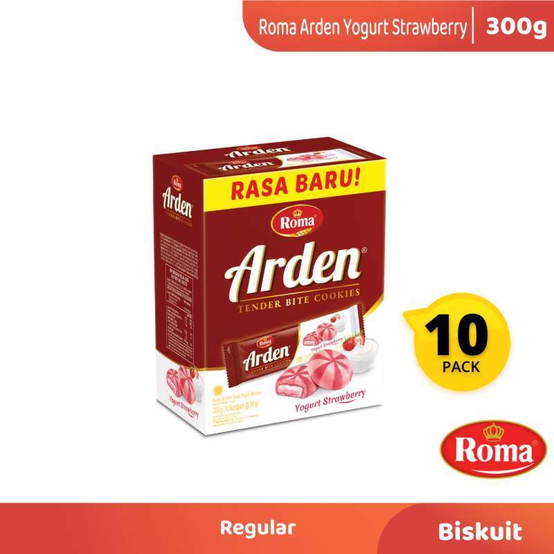 

Roma Arden biskuit Yogurt Strawberry [10 pcs/ Box]