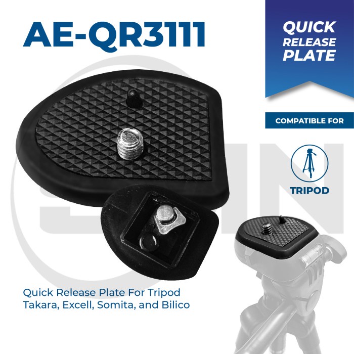 Tripod Quick Release Plate AE-3111 somita excell takara(X1N9) Tripod Standing Banner Tripod Handphon