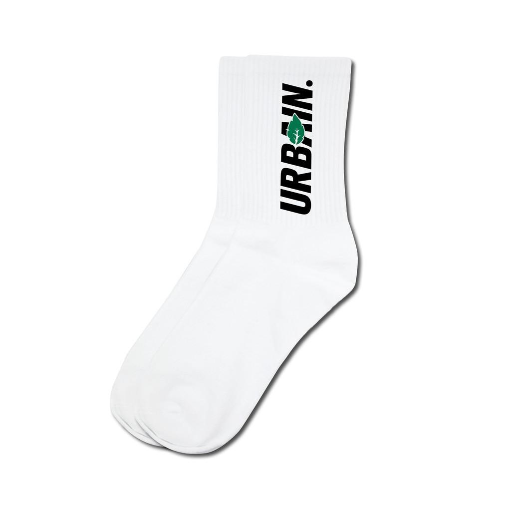 Kaos kaki / Sock LEAF X URBAIN "OG LOGO WHITE" leafofficialstore